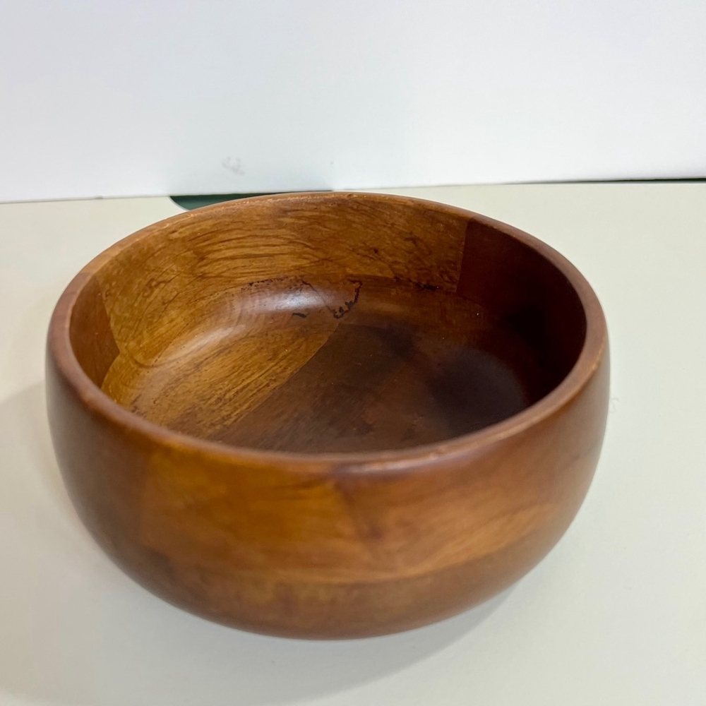 Hellerware salad‎ Wood Bowl, Brown, 5 inch